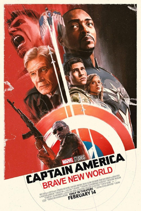 Captain America Brave New World 2025 Poster