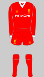 liverpool kits over the years