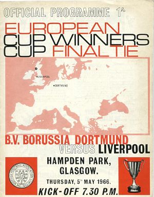 1966 European Cup Winners Cup Final, Liverpool FC Wiki