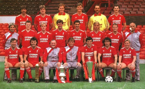 Liverpool équipe type 1986 par saillier