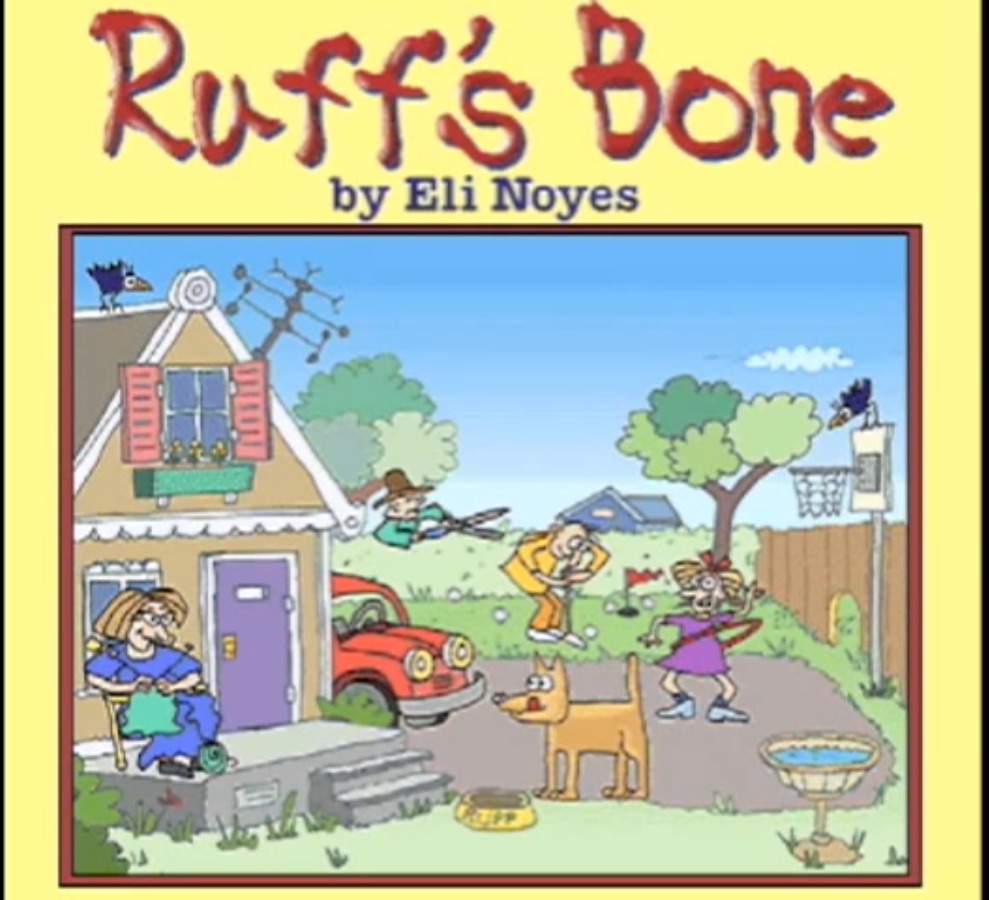 Living bone. Ruff-Ruff game. Living book game. Ruffs.