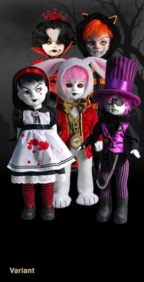 living dead dolls/Alice in wonderland 5体