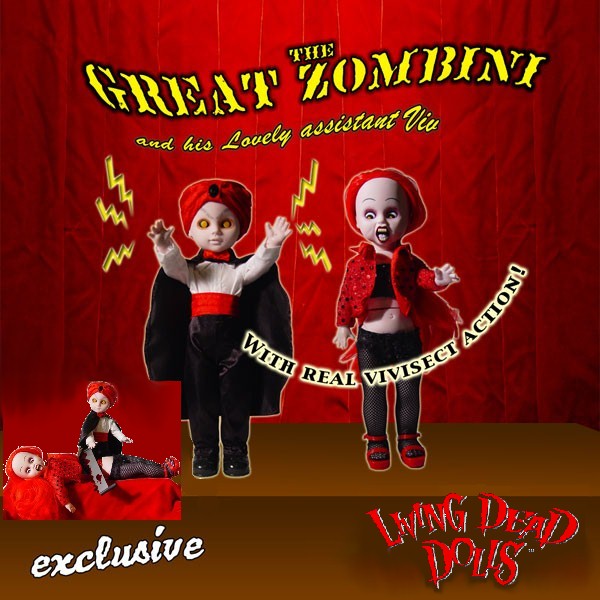 The Great Zombini and Viv | Living Dead Dolls | Fandom