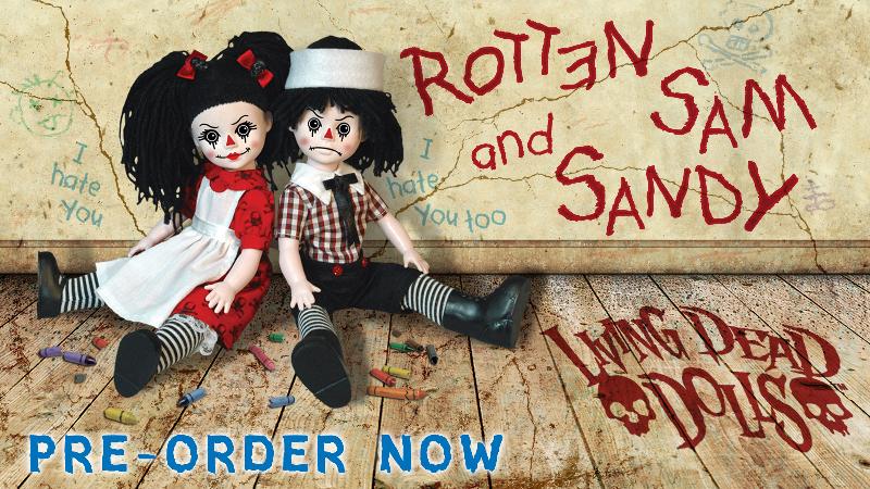 Living Dead Dolls Exclusives Date of death: 9/7/1915 Your screams to us are...