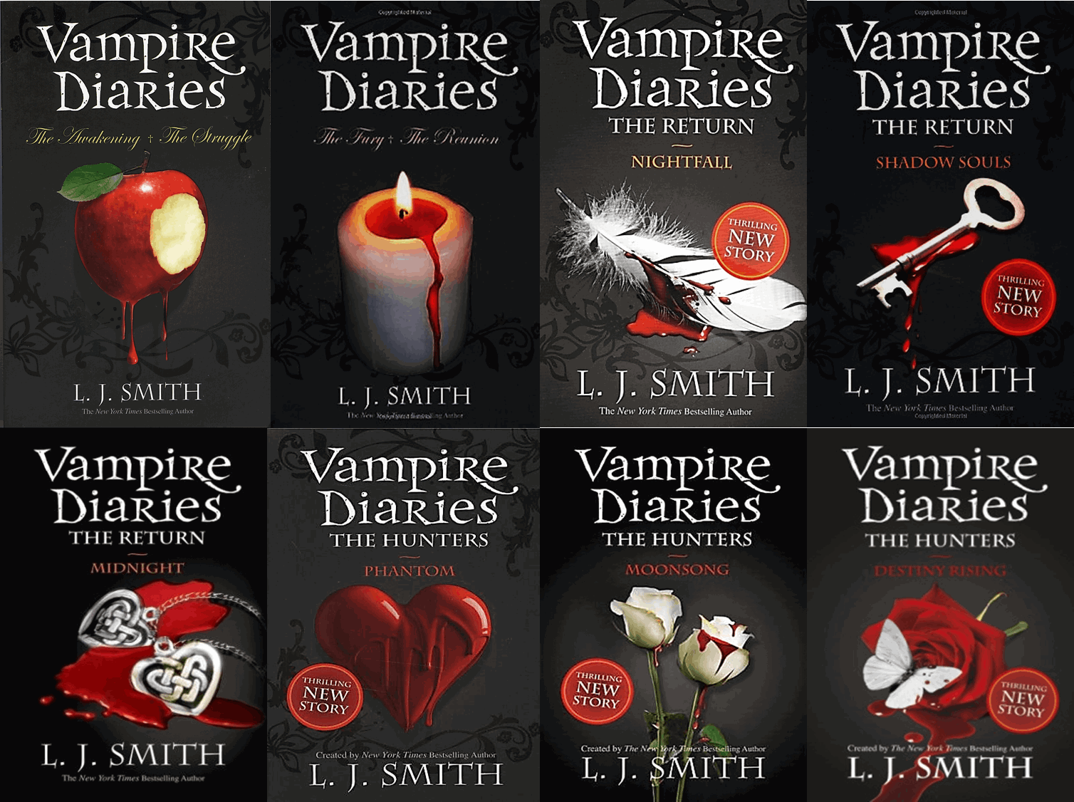 Vampire Diaries Books by L.J. Smith