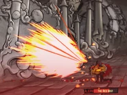 黄金狂による攻撃 衝撃波