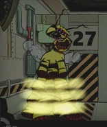 Preparing her spores