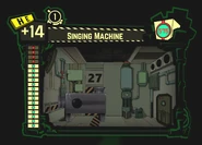 歌う機械の収容室