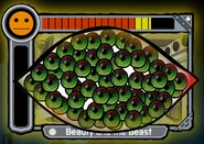 Beauty and the Beast's Eye, covering the vision of the room meanwhile the transformation take place