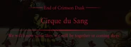 終了メッセージ End's Message