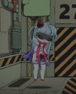 浮かび上がり、変身が始まる