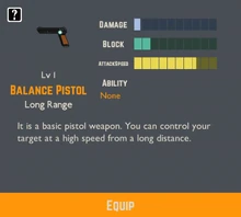 Balance Pistol's Info