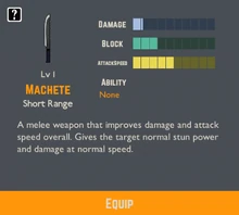 Machete's Info