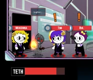 脱走し情報部門を突破している Scorched Girl loose, breaching the Information Department