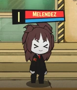 コントルールチームの腕章を着用したエージェント