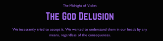 The God Delusion's 
event