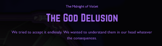 VioletMidnightTheGodDelusionMessage