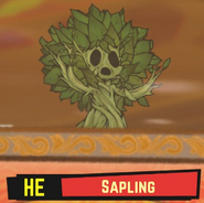 Turned fully into sapling