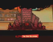 作られた神(赤の石板)