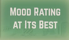 図2：Spider Budの気分値は最高です。
Spider Bud's Mood Rating at its Best
