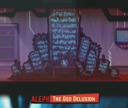 作られた神(青の石板)