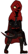 Little Red's Unmasked face