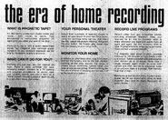 The Era of Home Recording hidden in the first 2001 page