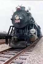  has been preserved and restored.  In this picture, the locomotive is sitting in Arkansas City, Kansas.