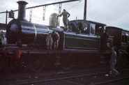 236 (ex E506) at Spencer Street, September 1954