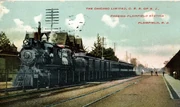 CNJ train at , 1910