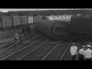 1955 Derailment caused by the Rebuilt W1's frame breaking.