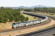 3 P42DCs are hauling the American Orient Express.