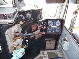 TrainDrivers CabIn Diesel Locomotive 