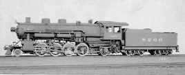 Milwaukee 2-8-2 Baldwin locomotive