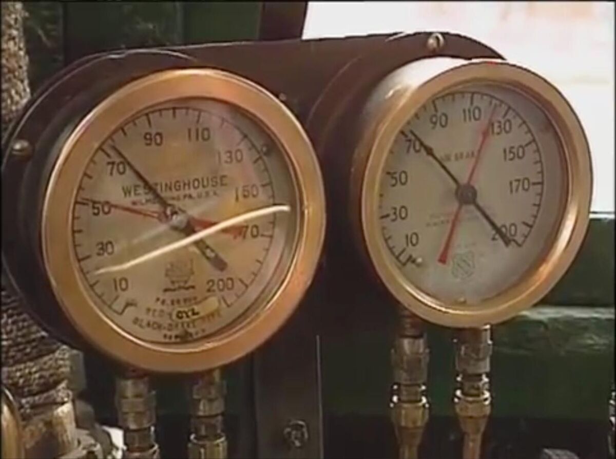 Steam locomotive gauges hotsell