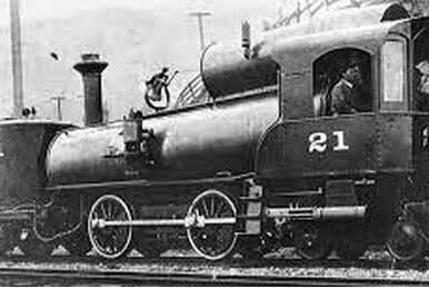 Henry Alfred Ivatt and Archibald Sturrock leaning against a