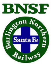 BNSF's original logos; top being H2, bottom being H1.