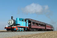 BEDT 15 under the guise of "Thomas the Tank Engine" on the Strasburg Railroad.