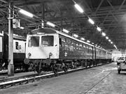 Inside Longsight Diesel Traction Maintenance Depot, December 1983