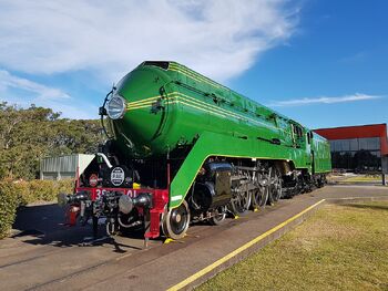 NSWGR 3801 Preserved New South Wales C38 class 4-6-2 locomotive 1