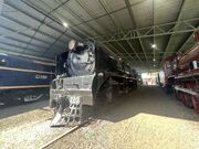 H220 'Heavy Harry' on display at Newport Railway Museum on September 2nd, 2023