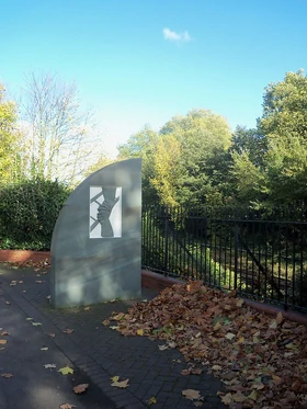 Memorial at the site of the crash, 2012