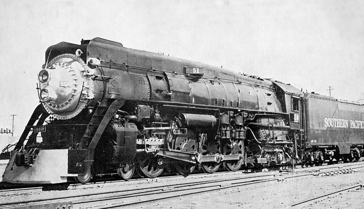 ジャンク　GS-4 Southern Pacific Black 4445 9836 Southern Pacific GS-4 4-8-4, #4445, Deskirted, Painted
