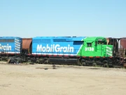 Last Mountain Railway SD40-3 at Aylesbury, Saskatchewan