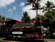  is on display outside the main station at the .