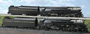 Models of both the as-built and rebuilt forms of the Q1, made by Broadway Limited Imports.