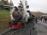 12 prepares to depart on a cloudy fall day on 10/26/2019.