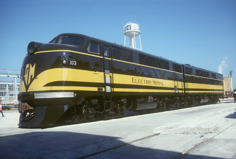 first diesel engine train