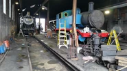 No. 15 in storage with Norfolk and Western No. 475