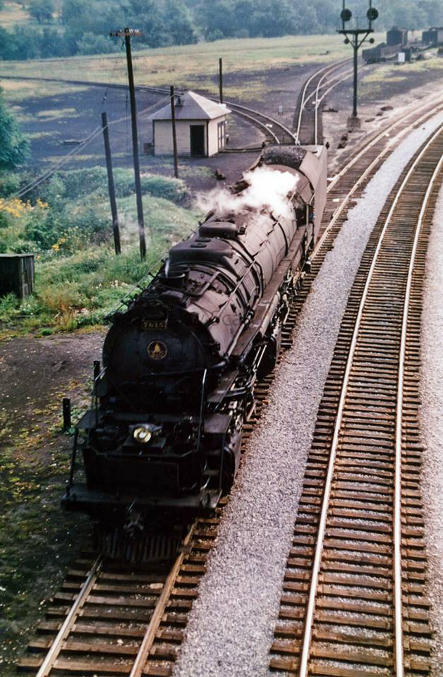 11/25.62○Baltimore & Ohio's 2-8-4 EM-1 Baltimore and Ohio 2-8-8-4 7627 Steam Locomotive by